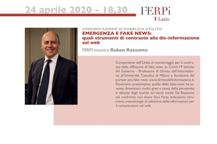 In diretta con il prof. Ruben Razzante