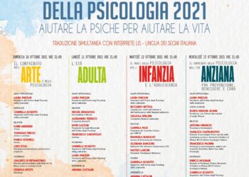 DAL 10 AL 13 OTTOBRE: “AIUTARE LA PSICHE PER AIUTARE LA VITA” UN CICLO DI INCONTRI DEDICATO ALLA GIORNATA NAZIONALE DELLA PSICOLOGIA