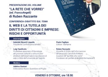 VENERDÌ A LECCE IL PROF. RUBEN RAZZANTE PRESENTA IL SUO LIBRO
