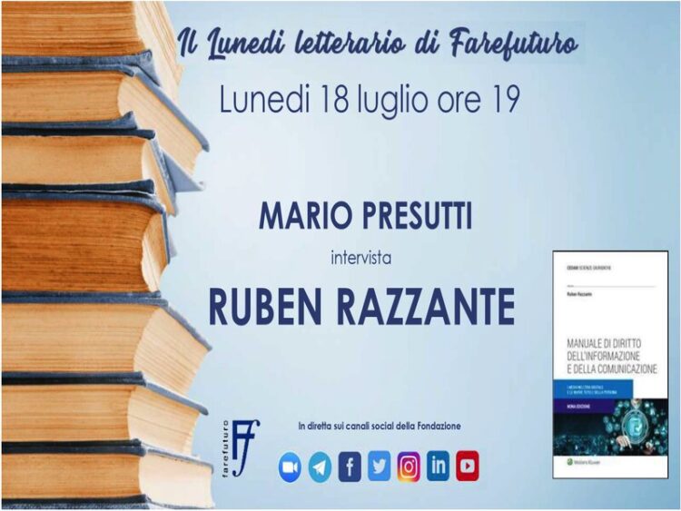 IL LUNEDI’ LETTERARIO CON IL PROF. RUBEN RAZZANTE