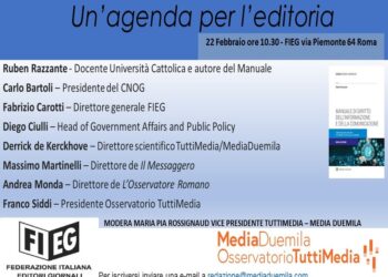 UN’AGENDA PER L’EDITORIA