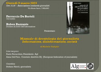 IL GIORNALISMO E IL VALORE DELLA DEONTOLOGIA