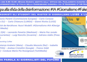 “L’EUROPA ALLA SFIDA DELLA DISINFORMAZIONE”