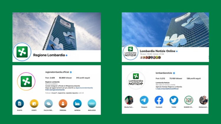 LA LOMBARDIA PRIMEGGIA ANCHE NELLA COMUNICAZIONE SOCIAL