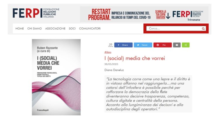 QUALI SONO I (SOCIAL) MEDIA CHE VORREBBE RUBEN RAZZANTE