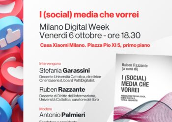MILANO DIGITAL WEEK, IL 6 OTTOBRE PRESENTAZIONE DE “I (SOCIAL) MEDIA CHE VORREI”