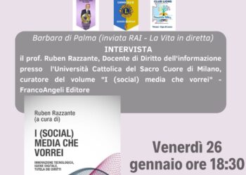 VENERDÍ 26 A LECCE PRESENTAZIONE DE “I (SOCIAL) MEDIA CHE VORREI”