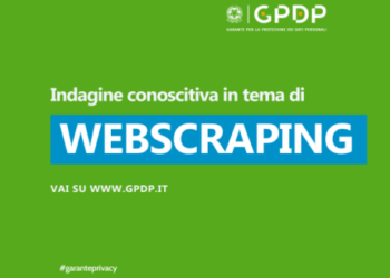 WEBSCRAPING, IL GARANTE AVVIA UN’INDAGINE CONOSCITIVA SULL’AI