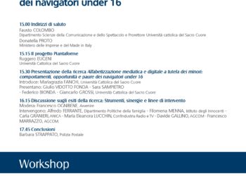 “ALFABETIZZAZIONE MEDIATICA E DIGITALE A TUTELA DEI MINORI”