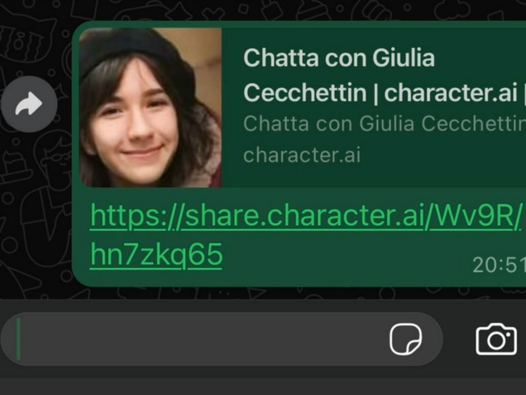 IL CASO DEI CHATBOT DI GIULIA CECCHETTIN E FILIPPO TURETTA